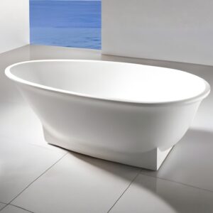 Minimalist Freestanding Bathtub for Elegant Plain Bath Spaces | BT 05