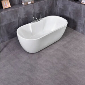 Freestanding Acrylic Plain Bathtub with Hot & Cold Mixing | BT 08