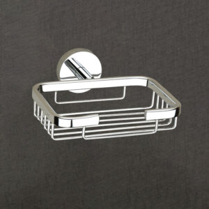 Brass Soap Basket with Chrome Finish – Durable and Stylish for Modern Bathrooms | LBA 104