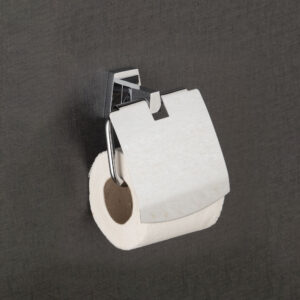 Toilet Paper Holder with Lid LBA 1503 A – Stylish & Durable Bathroom Accessory