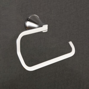 Brass Towel Ring with Chrome Finish – Sleek, Durable & Rust-Resistant Bathroom Holder | LBA 1601