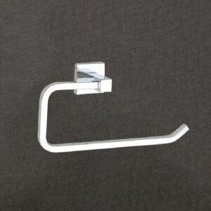 Towel Ring for Bathroom – Wall Mounted Hand Towel Hanger for Wash Basin & Kitchen – Chrome Finish – Angular Open-End Design – Premium Bathroom Accessory – Corrosion Resistant – LBA 201