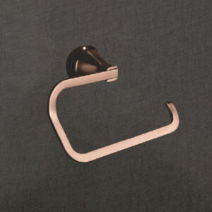 Wall-Mounted Brass Towel Ring – Rose Gold Finish – Model LBA-3101