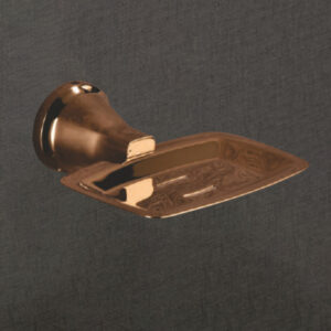 Wall Mount Brass Soap Dish with Gold Finish – Stylish & Durable Bathroom Accessory | LBA 3204