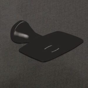 Wall Mount Brass Soap Dish in Matte Black – Sleek & Durable Bathroom Accessory | LBA 3304| 10 Years Warranty for Colour Finish