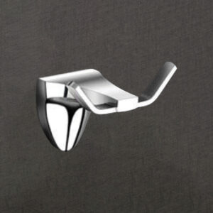 Brass Double Robe Hook – Chrome Finish | LBA 702