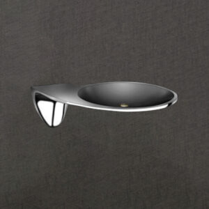 Brass Wall-Mounted Soap Dish in Chrome Finish | LBA 704