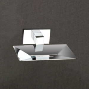 Brass Soap Dish | Chrome Finish | LBA 804 | Sleek & Durable