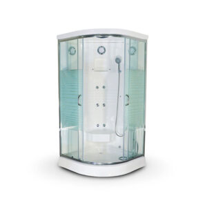 Steam Shower Cubicle with Massage Jets, Steam Generator & FM Radio – Model SC 2005B (1000x1000x2180 mm)