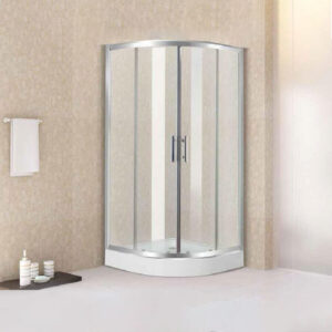 Curved Shower Enclosure with 6mm Safety Glass & Anti-Skid Tray – Corner Fit Design – Model SE 102 | SE 201 | SE 203