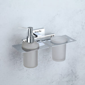 Wall Mounted Soap Dispenser with Tumbler Holder | BM-310