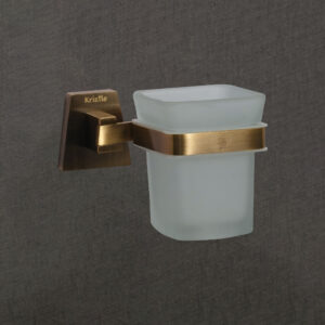 Wall-Mounted Glass Tumbler Holder | Antique Finish - LBA 3007