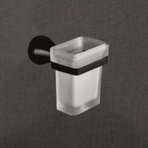 Wall Mount Brass Tumbler Holder | Product Code: LBA 3307 | Black Finish