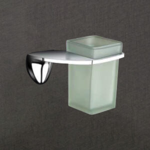 Glass Tumbler Holder with Chrome Finish – LBA 707