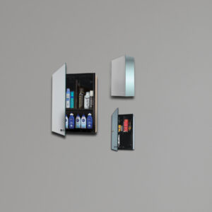 Sleek SS 304 Mirror Cabinets with Hidden Storage – Wall Mounted Designs in Multiple Sizes | LCM 9005 / 9006 / 9007