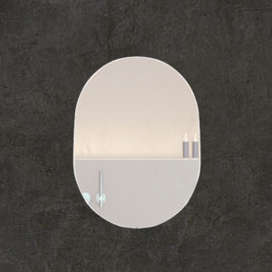 Elegant Capsule Wall Mirror | Designer Mirror | 18 x 24 inch |  LM 1001|