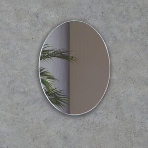 Stylish Oval Wall Mirror with Polished Edges – A Minimalist Accent for Bathrooms, Bedrooms & Entryways | LM 1002