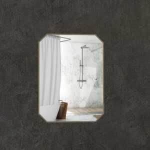 Rectangular Wall Mirror with Clipped Corners – Contemporary Geometric Design & Premium Mirror Clarity | LM 1018